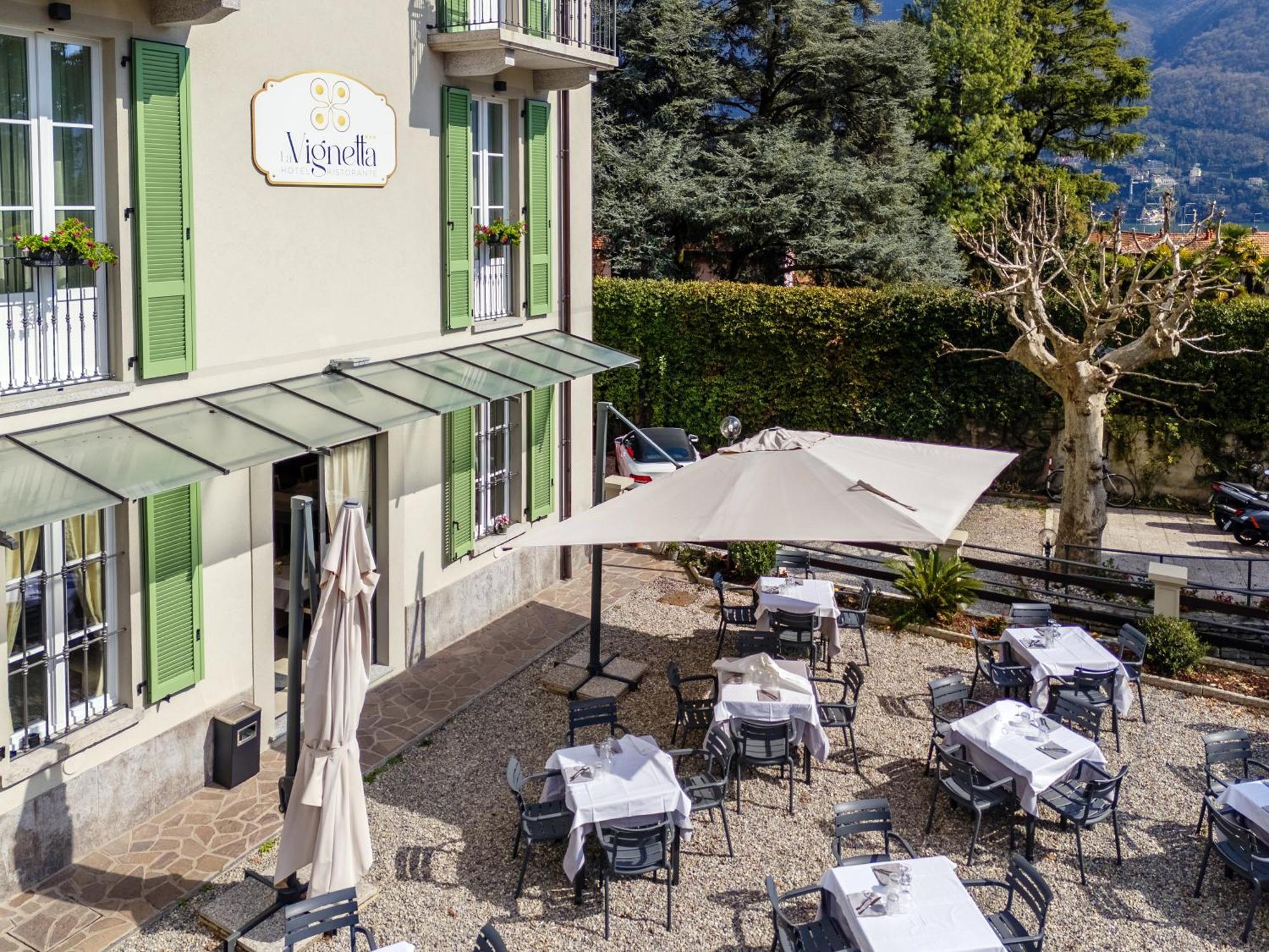 Hotel Ristorante La Vignetta Cernobbio Exterior foto